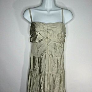 Anthropologie McGinn Knightsbridge Beige Dress L